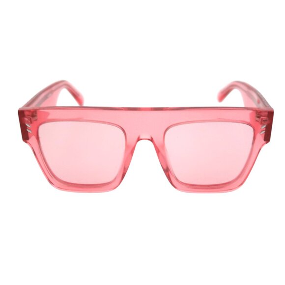 STELLA McCARTNEY Pink Oversized Flat Top sunglasses - Picture 3 of 10